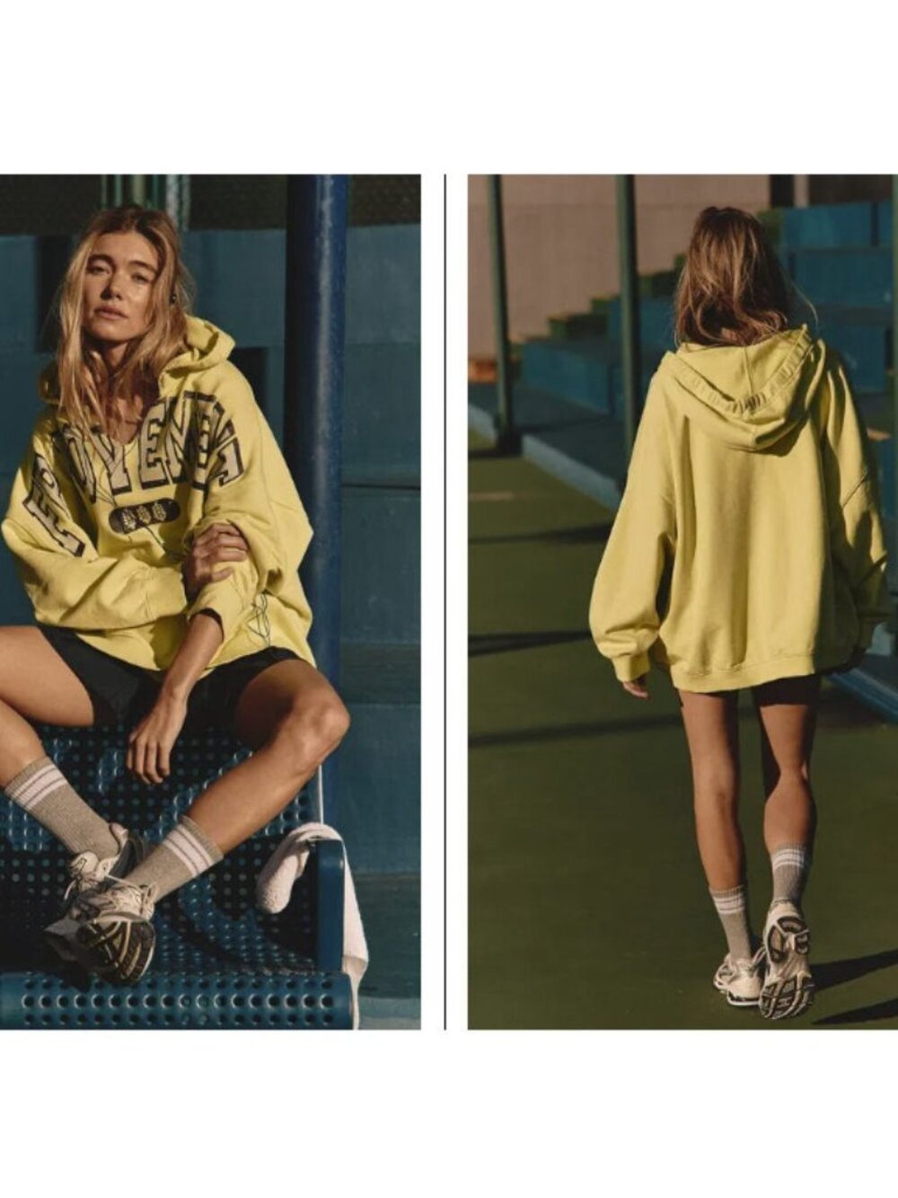 Free People Movement Best of Logo Oversized Hoodie ( M ) - Picture 2 of 5
